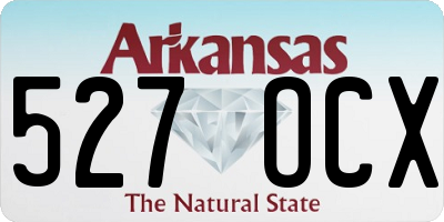 AR license plate 527OCX