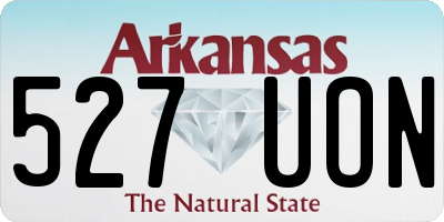 AR license plate 527UON