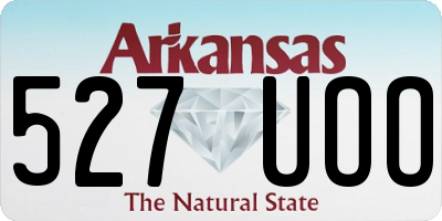 AR license plate 527UOO
