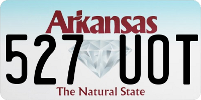 AR license plate 527UOT