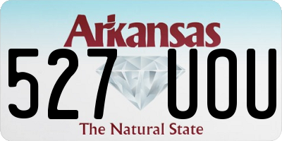 AR license plate 527UOU