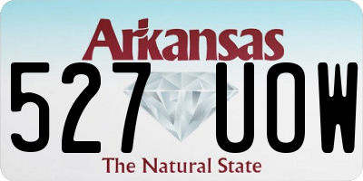 AR license plate 527UOW