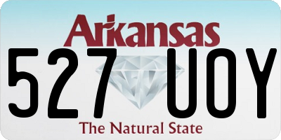 AR license plate 527UOY