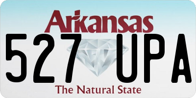 AR license plate 527UPA