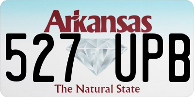 AR license plate 527UPB