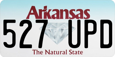 AR license plate 527UPD