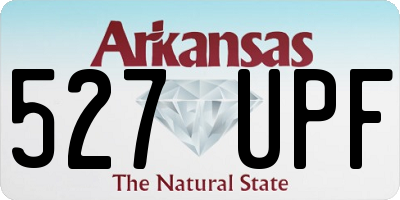AR license plate 527UPF