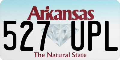 AR license plate 527UPL