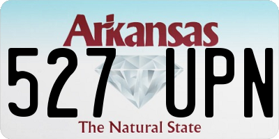 AR license plate 527UPN