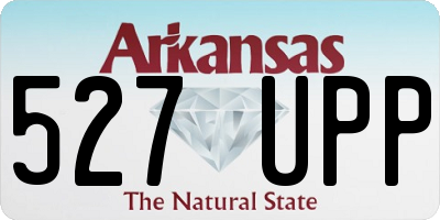 AR license plate 527UPP