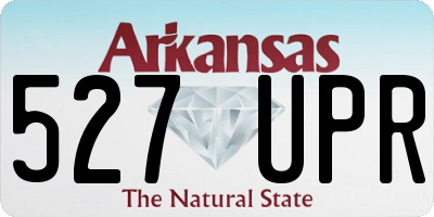 AR license plate 527UPR