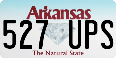 AR license plate 527UPS