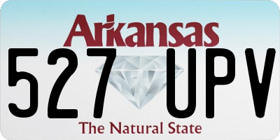 AR license plate 527UPV