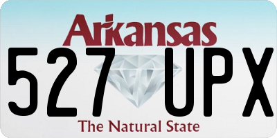 AR license plate 527UPX