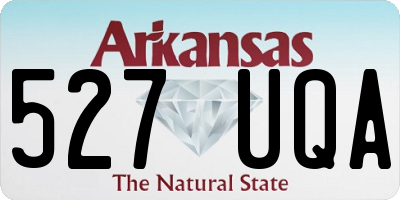 AR license plate 527UQA