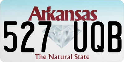 AR license plate 527UQB