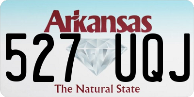 AR license plate 527UQJ