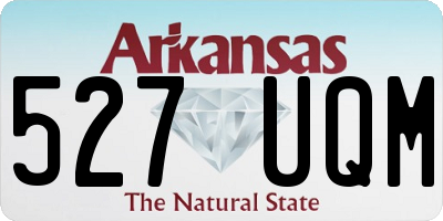 AR license plate 527UQM