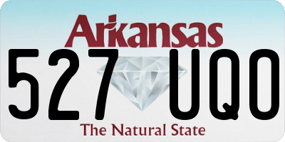 AR license plate 527UQO