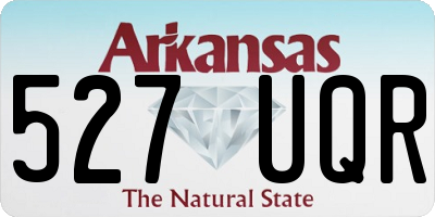 AR license plate 527UQR