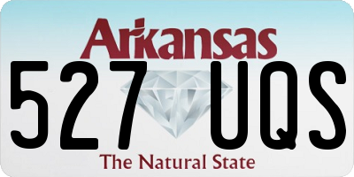 AR license plate 527UQS