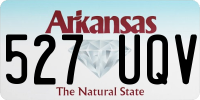 AR license plate 527UQV
