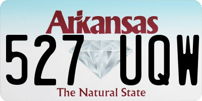 AR license plate 527UQW