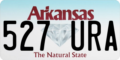 AR license plate 527URA
