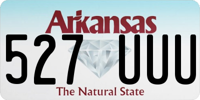 AR license plate 527UUU