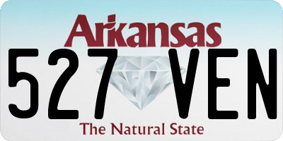 AR license plate 527VEN