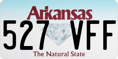AR license plate 527VFF