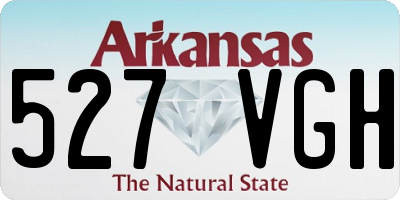 AR license plate 527VGH
