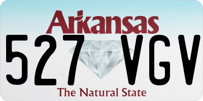 AR license plate 527VGV