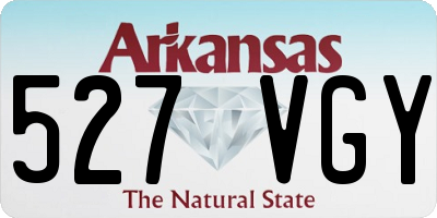 AR license plate 527VGY