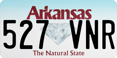 AR license plate 527VNR