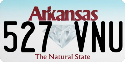 AR license plate 527VNU