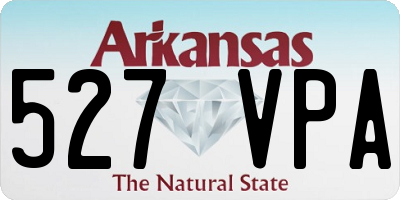 AR license plate 527VPA