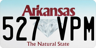 AR license plate 527VPM