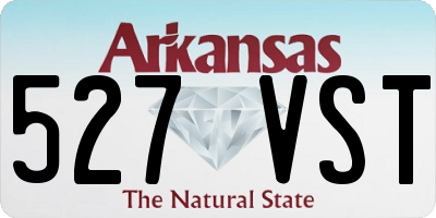 AR license plate 527VST