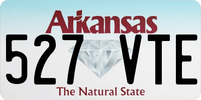AR license plate 527VTE