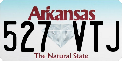 AR license plate 527VTJ