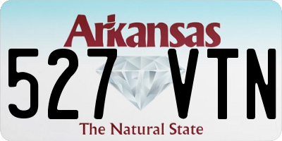 AR license plate 527VTN