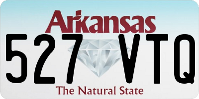 AR license plate 527VTQ