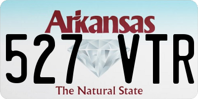 AR license plate 527VTR