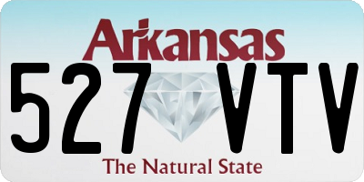 AR license plate 527VTV