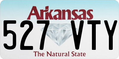 AR license plate 527VTY
