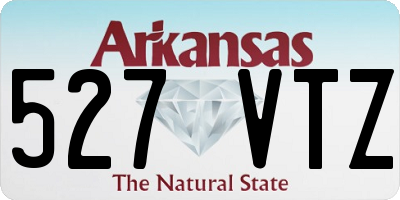 AR license plate 527VTZ