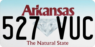 AR license plate 527VUC