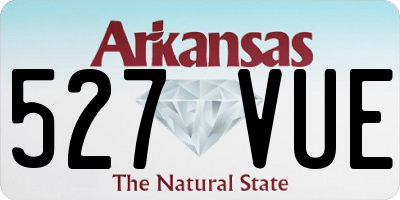 AR license plate 527VUE