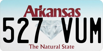 AR license plate 527VUM
